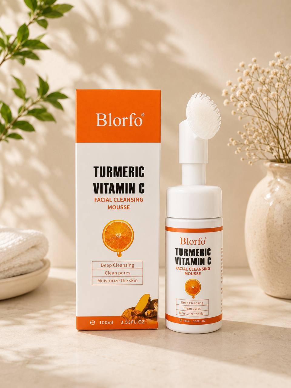 Turmeric Vitamin C (Facial Cleansing Mousse)